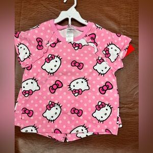 Hello Kitty 2 pc top and short PINK